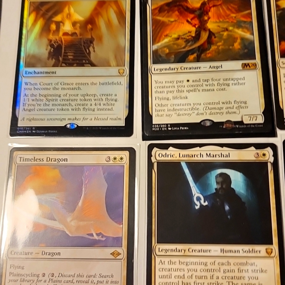 Magic the Gathering  Mono White Soldiers and Angels Custom Deck